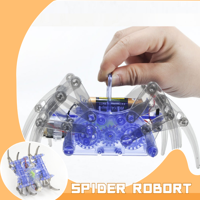 Table Tennis News - ホット販売新しい電動ロボットスパイダーおもちゃ DIY 教育幹ロボット組み立てキット子供のためのクリスマスハロウィン誕生日ギフト