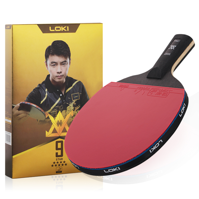 Table Tennis Custom Bat - カスタム卓球ラケット ITTF公認ラバー プロ トゥルー カーボン ピンポンラケット