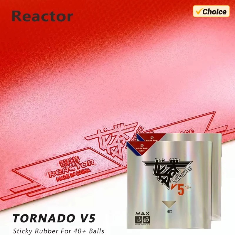 Table Tennis Venue - REACTOR Tornado V5 テーブルテニスラバー スティッキーループアタック ピンポンラバー