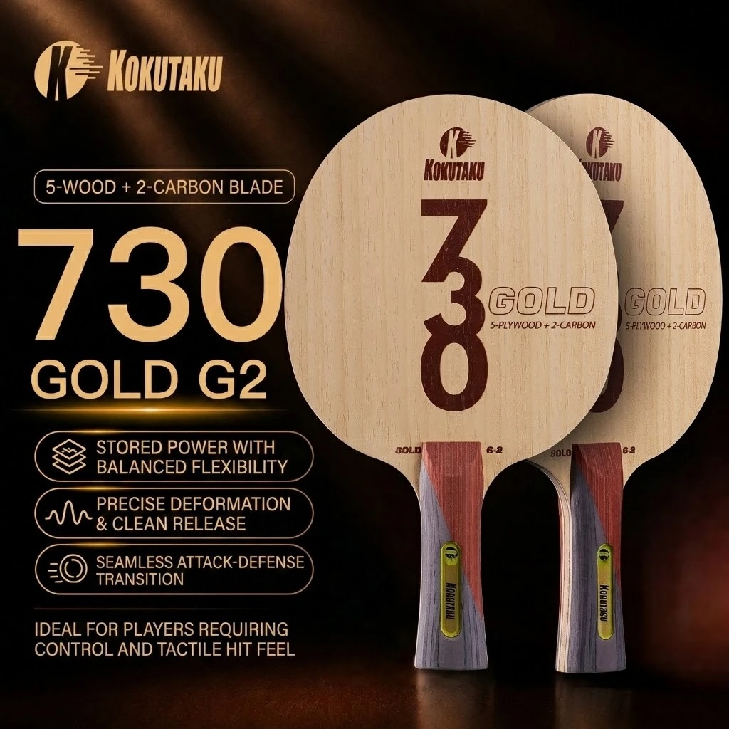 コクタク卓球ブレードFL 730 G1 5層木材/G2 5層 - Table Tennis Venue のレビューと価格