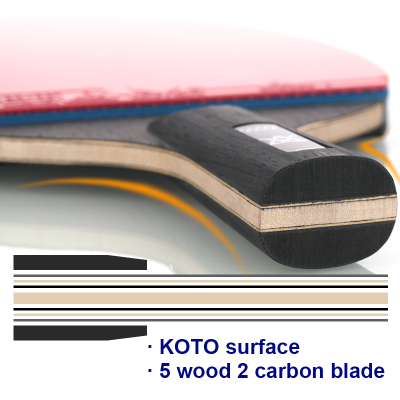 カスタム卓球ラケット ITTF公認ラバー プロ トゥルー カ - Table Tennis Custom Bat のレビューと価格