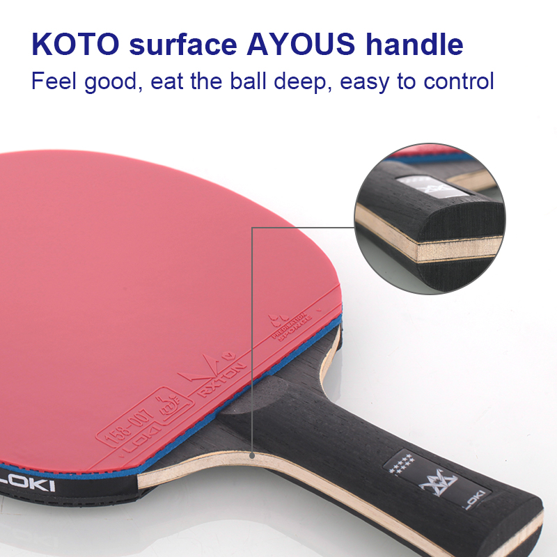 カスタム卓球ラケット ITTF公認ラバー プロ トゥルー カ - Table Tennis Custom Bat のレビューと価格