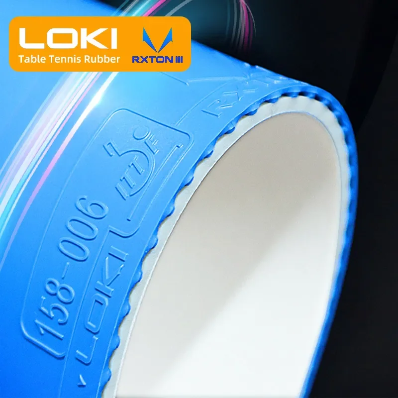 オリジナル LOKI RXTON 3 ブルー ピンク 卓球ラ - Table Tennis Loki のレビューと価格