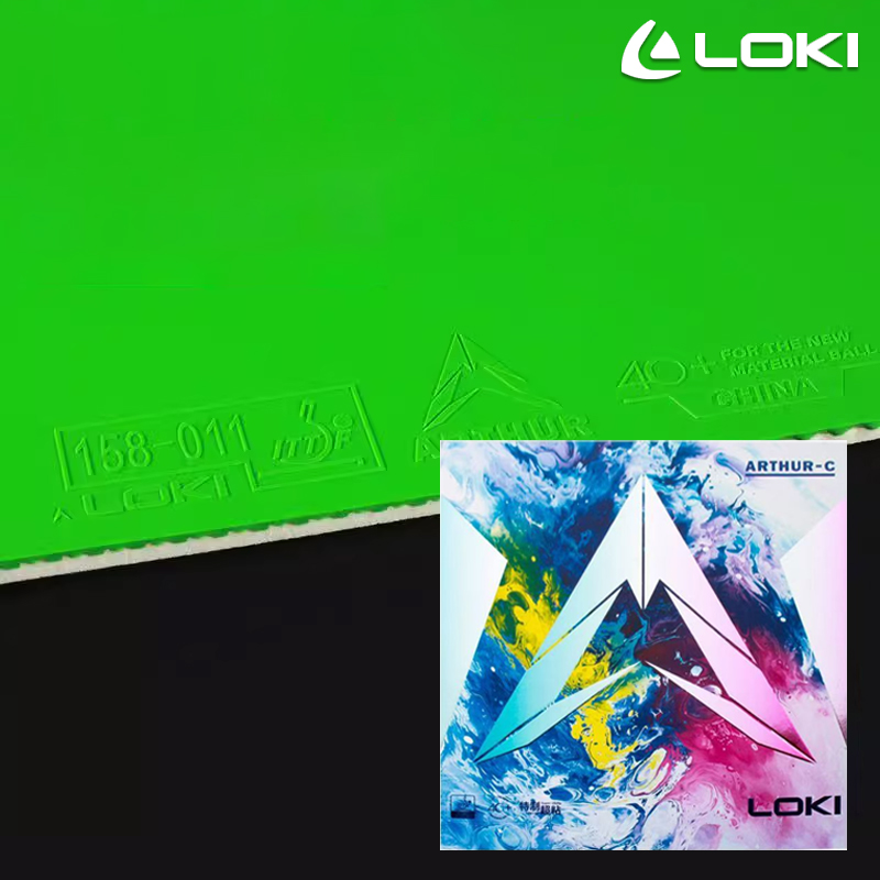 ITTF公認 ロキ・アーサー 卓球ラバー シート 4色 オリ - Table Tennis Loki のレビューと価格