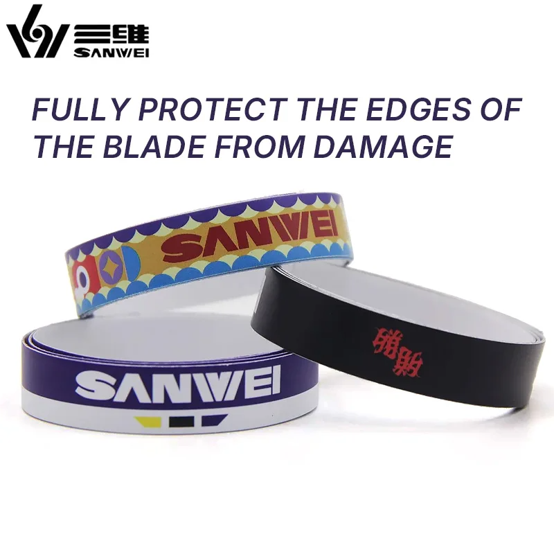 オリジナル SANWEI 3 個卓球ラケットエッジテープ保護 - Table Tennis Grip Tape のレビューと価格