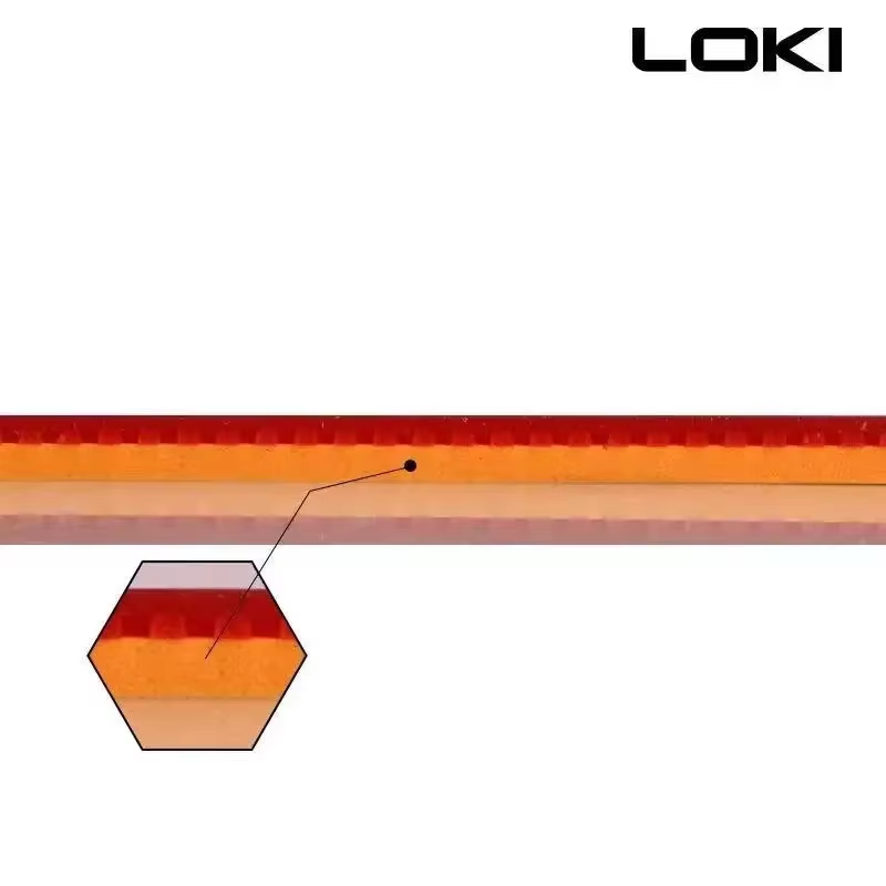 LOKI RXTON 5 高弾性卓球ラバー粘着性レッドピンポ - Table Tennis Loki のレビューと価格