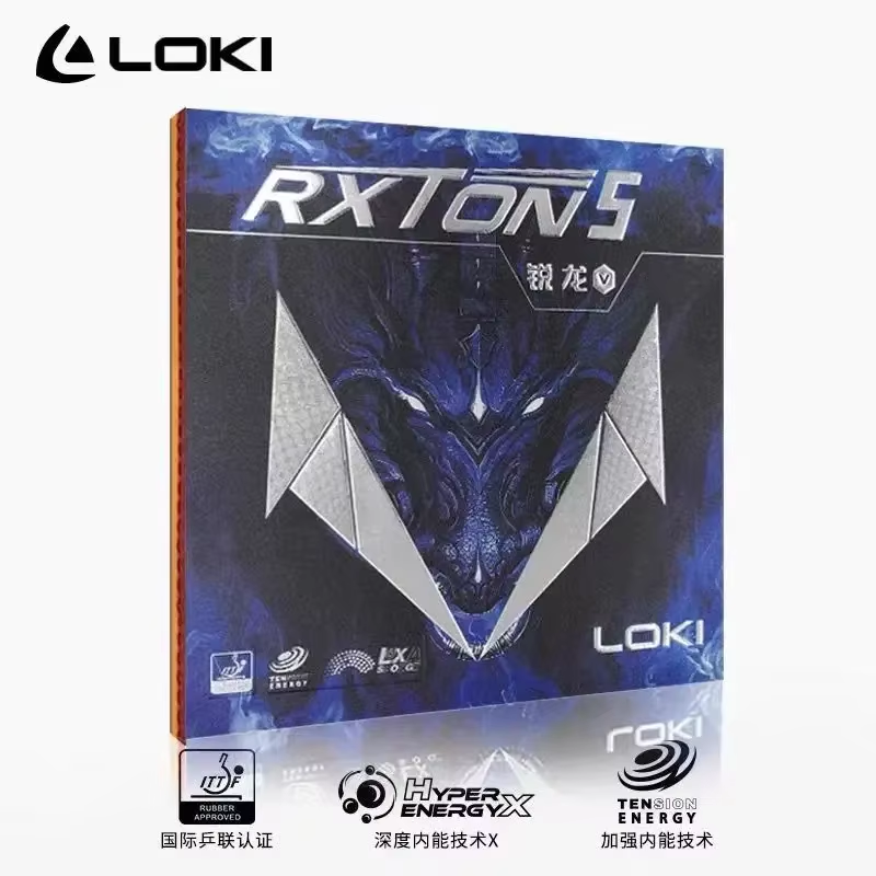 LOKI RXTON 5 高弾性卓球ラバー粘着性レッドピンポ - Table Tennis Loki のレビューと価格